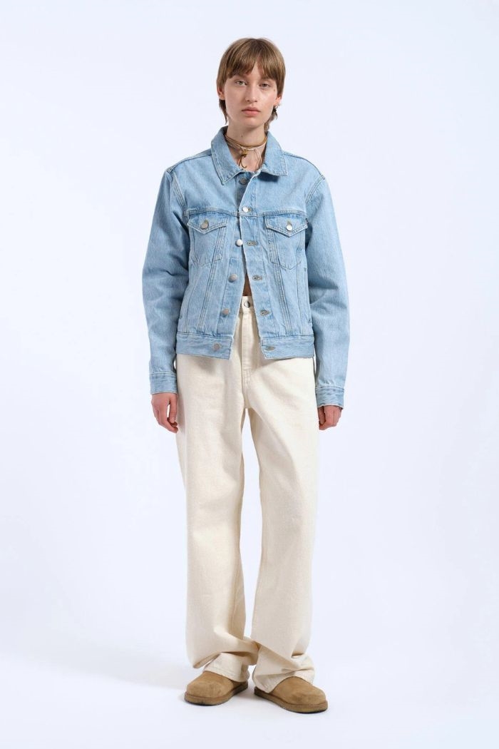 Dr. Denim, Joey Trucker Jacket, Stream Light Retro